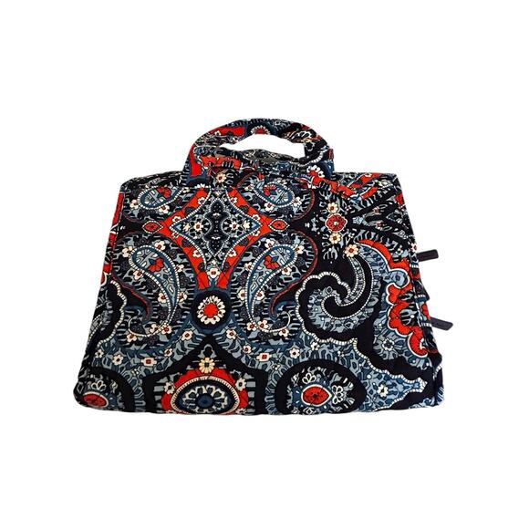 Vera Bradley Marrakesh Paisley Grand Traveler Overnight Bag w/Organizer/Lanyard - Picture 8 of 10